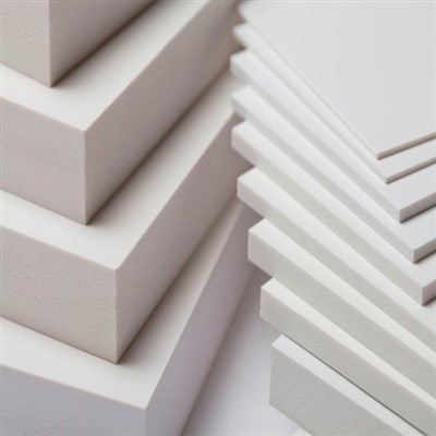 Weiße koextrudierte PVC-Schaumplatte